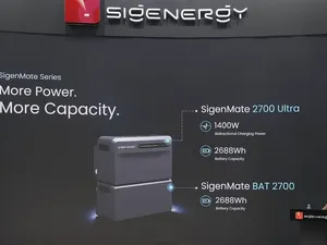 Sigenergy lanceert plug-and-play thuisbatterij SigenMate 2700 Ultra
