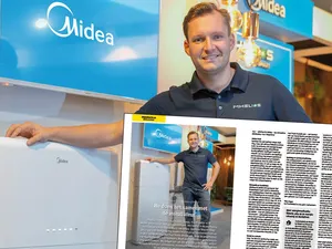 De thuisbatterij van Mhelios by Midea: ‘We doen het samen met de installateur’