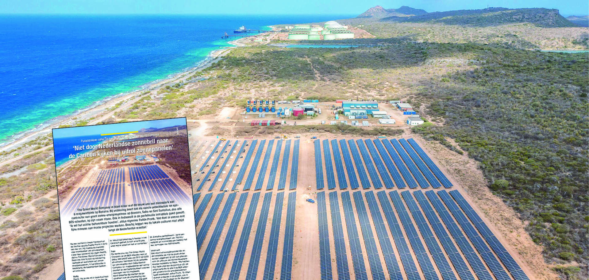Majalah Solar Energy – “Jangan melihat Karibia melalui kacamata hitam Belanda saat meluncurkan panel surya”