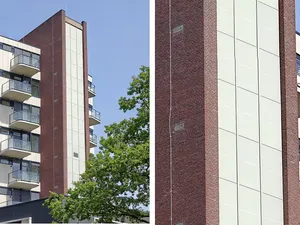 Eerste erfgoedgebouw in Nederland krijgt zonnegevel, oud-belastingkantoor krijgt kleur