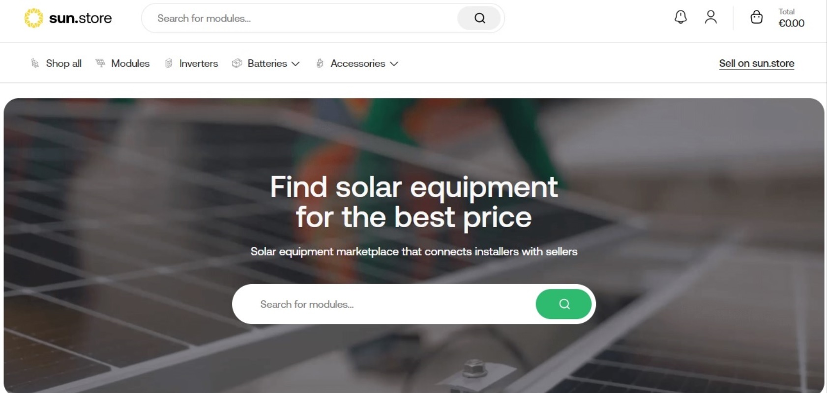 Solar Magazine – sun.store launches new marketplace for purchasing problems and excess stock of solar panels